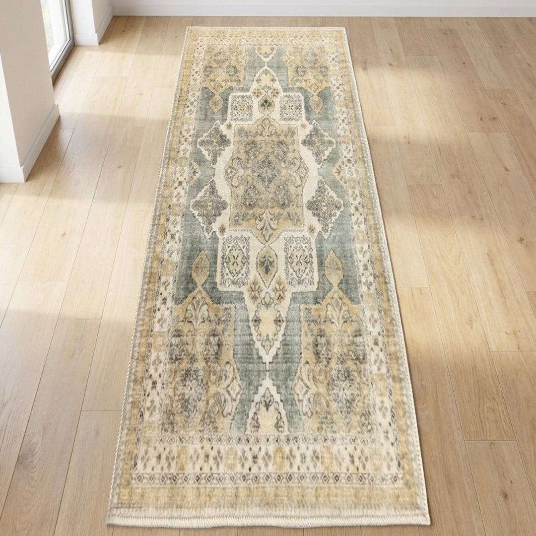 Muddy Carpet Monarch Washable Area Rugs for Living Room, Bedroom & Dining Room – Modern Soft Low Pile Non Slip Carpet – Pet Friendly Waterproof Foldable Rugs for Home