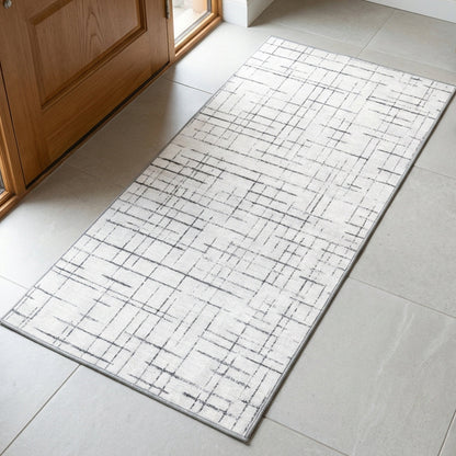 Muddy Carpet Strata Washable Area Rugs for Living Room, Bedroom & Dining Room – Modern Soft Low Pile Non Slip Carpet – Pet Friendly Waterproof Foldable Rugs for Home