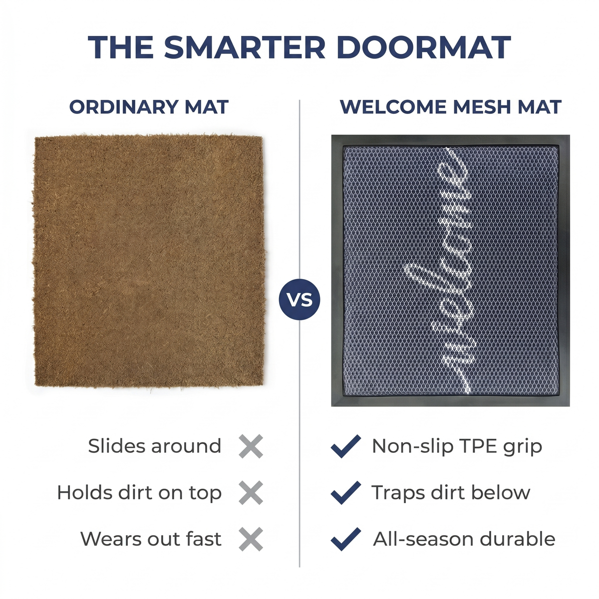 Muddymats® Printed Meshy Mat – The Best Dog Outdoor Mat for Muddy Paws