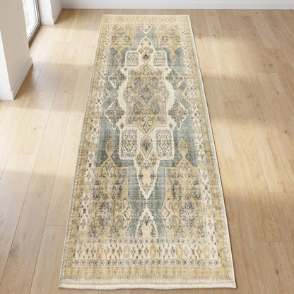Muddy Carpet Monarch Washable Area Rugs for Living Room, Bedroom & Dining Room – Modern Soft Low Pile Non Slip Carpet – Pet Friendly Waterproof Foldable Rugs for Home