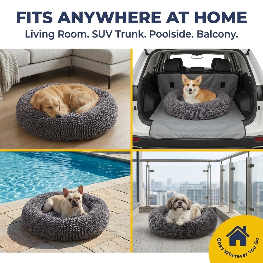 Muddymats® Cloud K-9 Bed – Donut Dog Bed