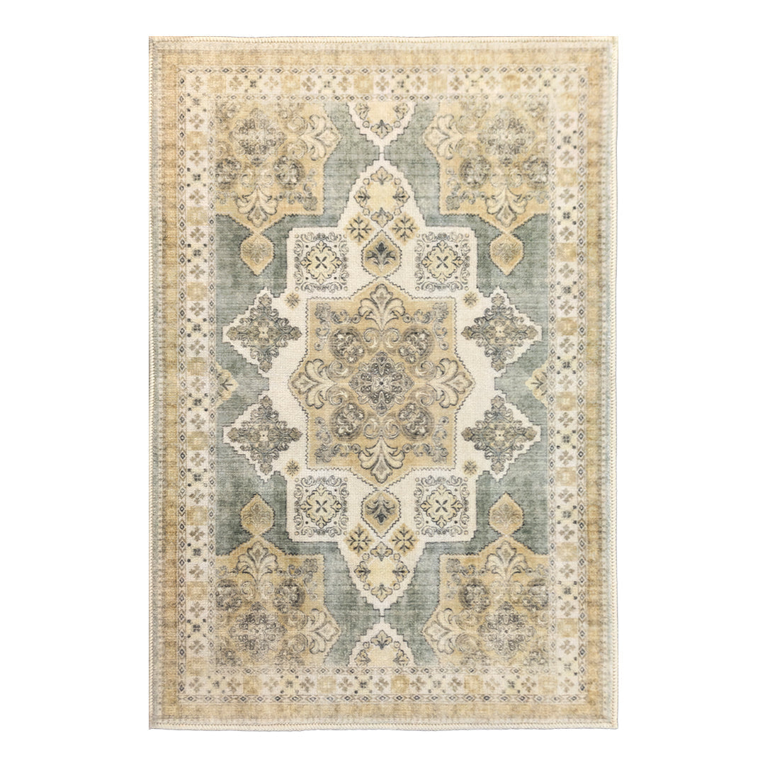 Muddy Carpet Monarch Washable Area Rugs for Living Room, Bedroom & Dining Room – Modern Soft Low Pile Non Slip Carpet – Pet Friendly Waterproof Foldable Rugs for Home