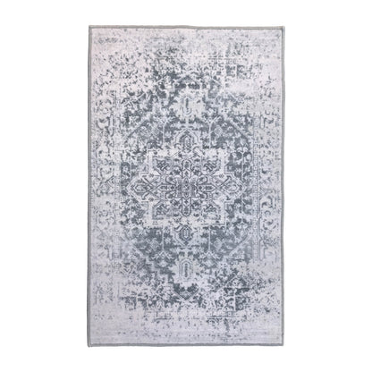 Muddy Carpet Frostbell Washable Area Rugs for Living Room, Bedroom & Dining Room – Modern Soft Low Pile Non Slip Carpet – Pet Friendly Waterproof Foldable Rugs for Home