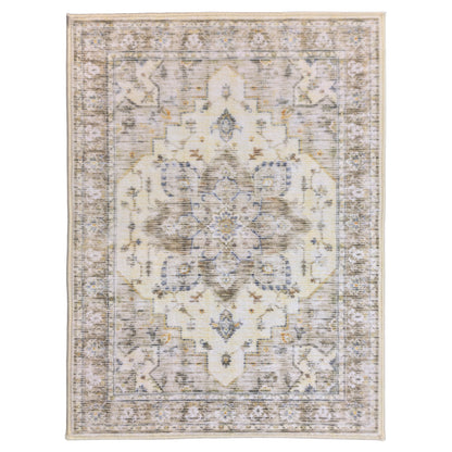 Muddy Carpet Tuscany Washable Area Rugs for Living Room, Bedroom & Dining Room – Modern Soft Low Pile Non Slip Carpet – Pet Friendly Waterproof Foldable Rugs for Home