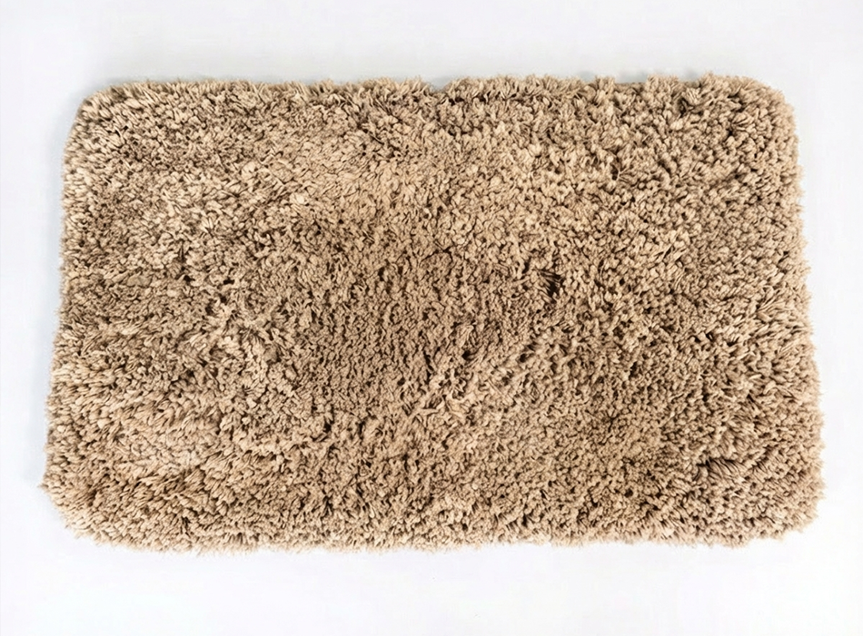 Muddymats® Fluffy Bathroom Rug, Soft Absorbent Microfiber Bath Mat, Non Slip, Quick Dry, Machine Washable for Bathroom Floor, Tub, Shower, Toilet and Sink