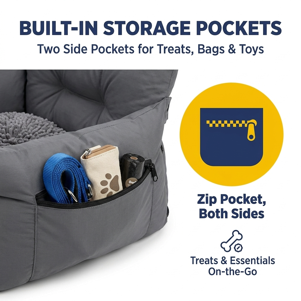 Muddymats® Cloud K-9 Bed – Travel Dog Bed - 16" x 20"