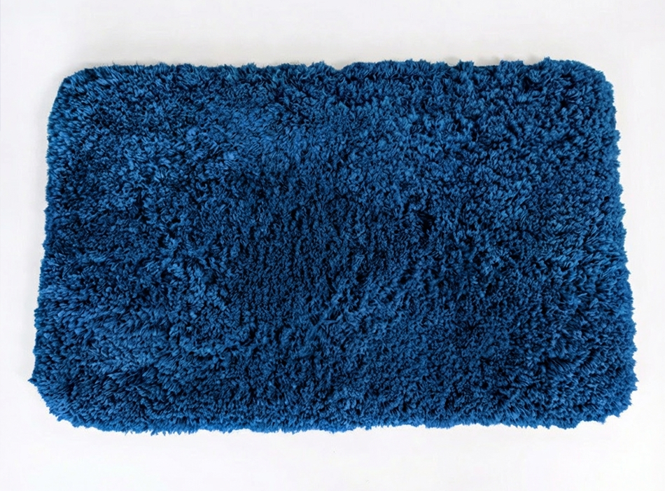Muddymats® Fluffy Bathroom Rug, Soft Absorbent Microfiber Bath Mat, Non Slip, Quick Dry, Machine Washable for Bathroom Floor, Tub, Shower, Toilet and Sink