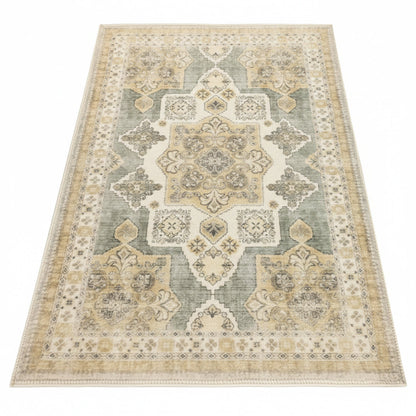 Muddy Carpet Monarch Washable Area Rugs for Living Room, Bedroom & Dining Room – Modern Soft Low Pile Non Slip Carpet – Pet Friendly Waterproof Foldable Rugs for Home
