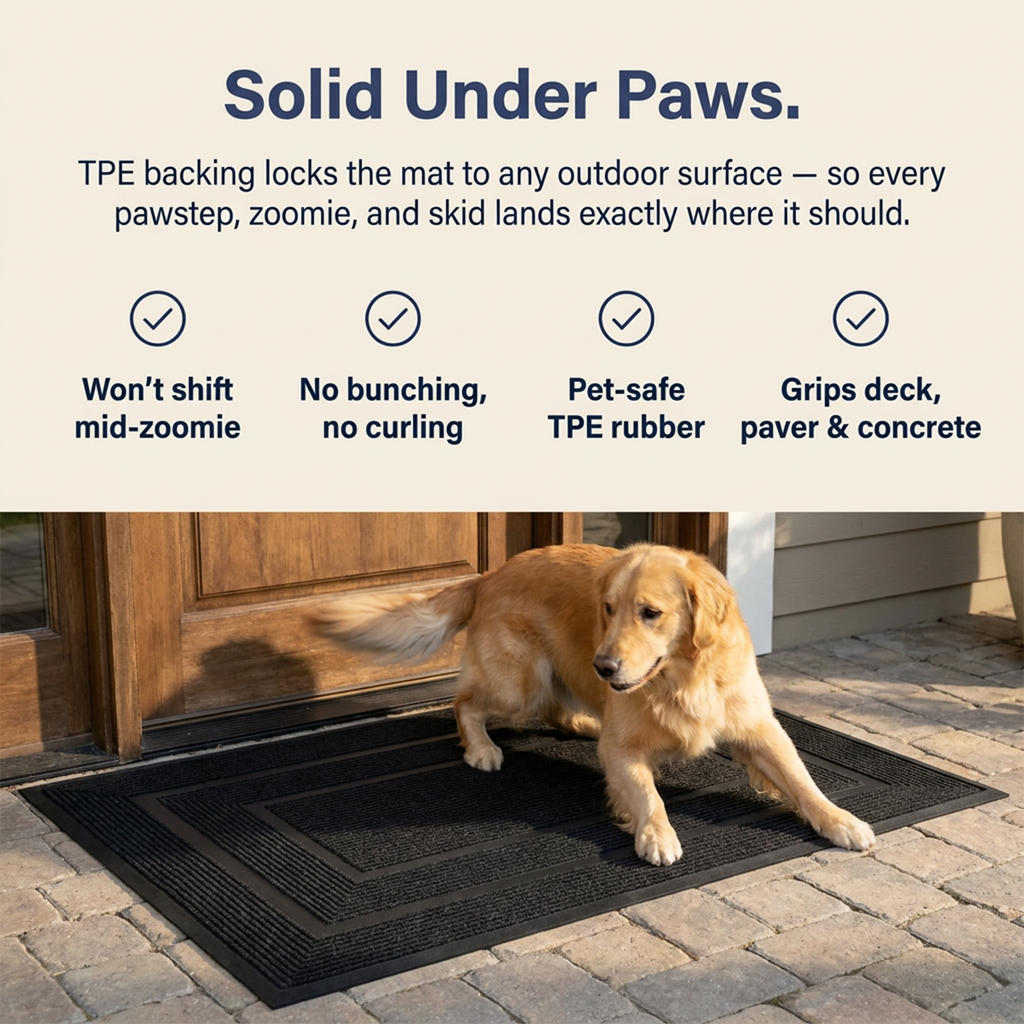 Muddymats® Printed Meshy Mat – The Best Dog Outdoor Mat for Muddy Paws