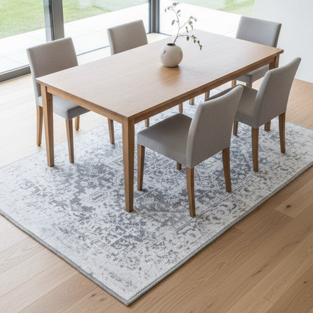 Muddy Carpet Frostbell Washable Area Rugs for Living Room, Bedroom & Dining Room – Modern Soft Low Pile Non Slip Carpet – Pet Friendly Waterproof Foldable Rugs for Home