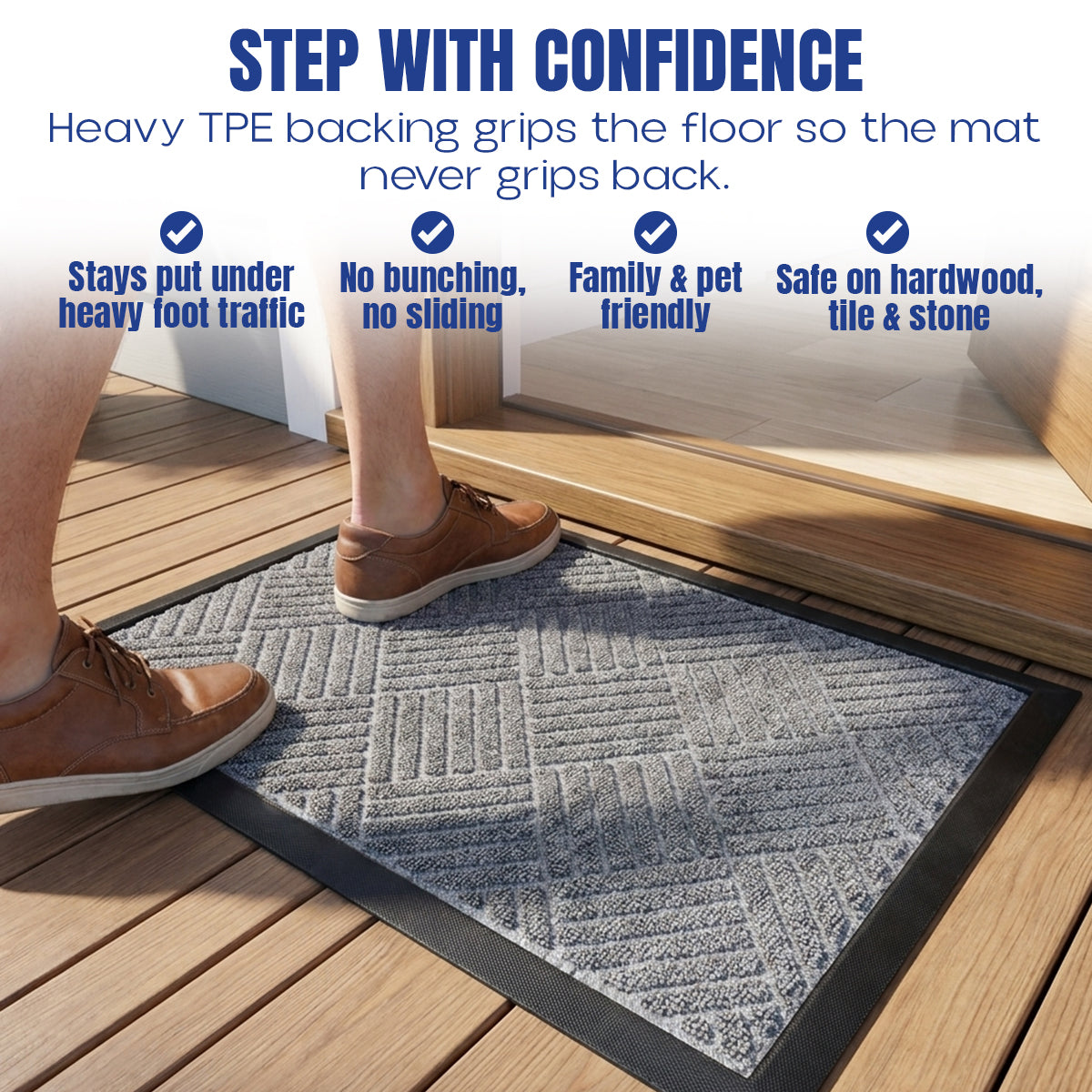 Muddymats® Printed Meshy Mat – The Best Dog Outdoor Mat for Muddy Paws