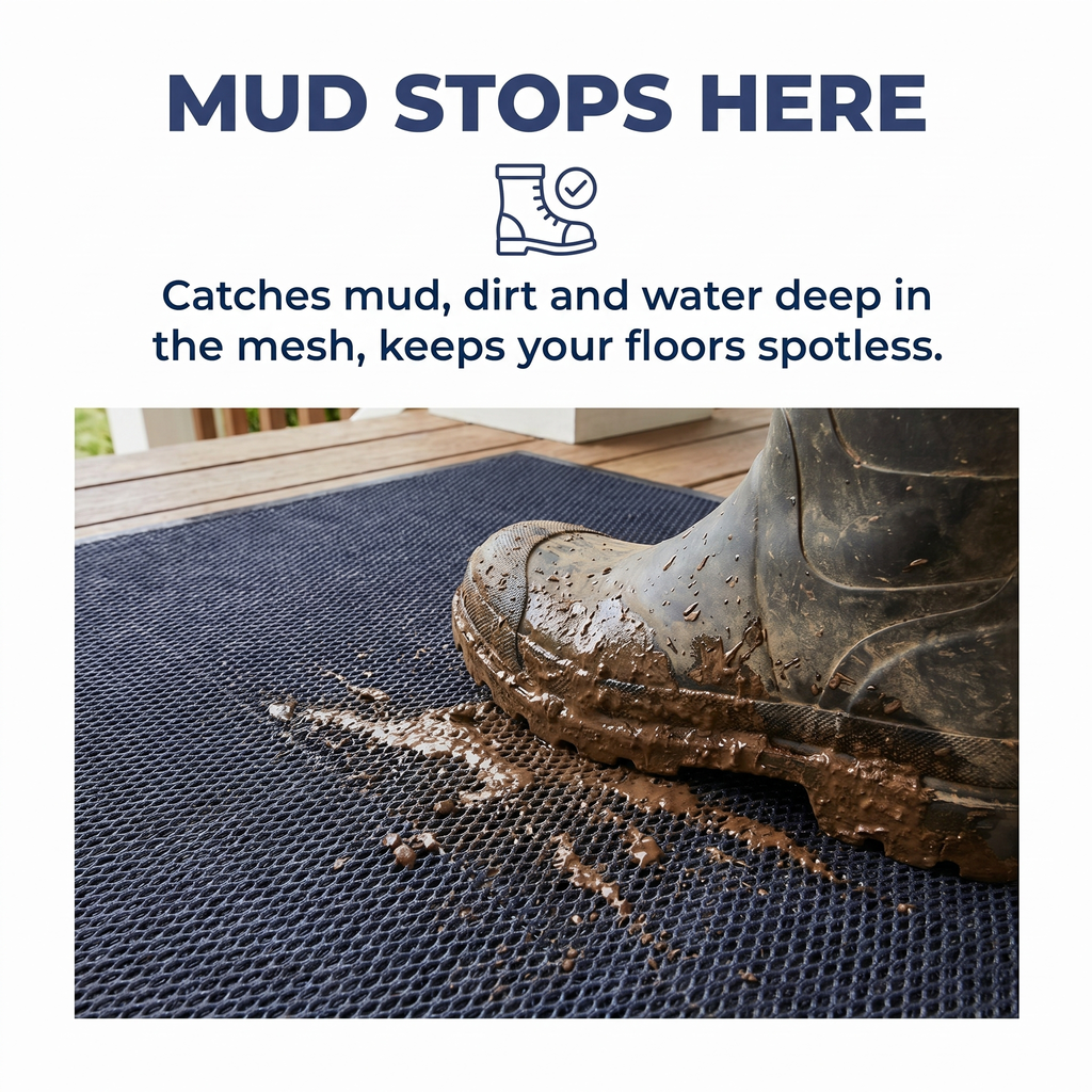 Muddymats® Printed Meshy Mat – The Best Dog Outdoor Mat for Muddy Paws