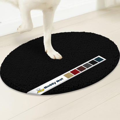 Muddymats® Super Absorbent Microfiber Dog Door Oval Mat