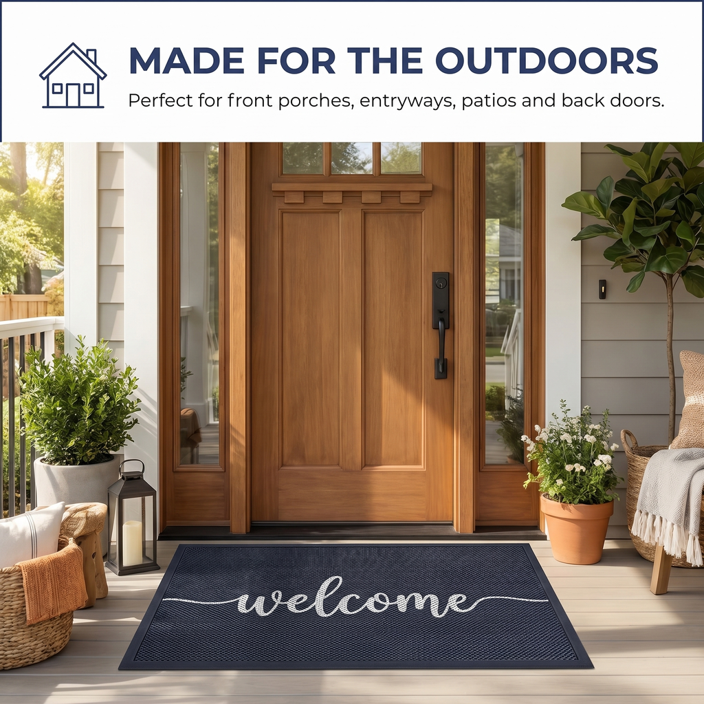 Muddymats® Printed Meshy Mat – The Best Dog Outdoor Mat for Muddy Paws