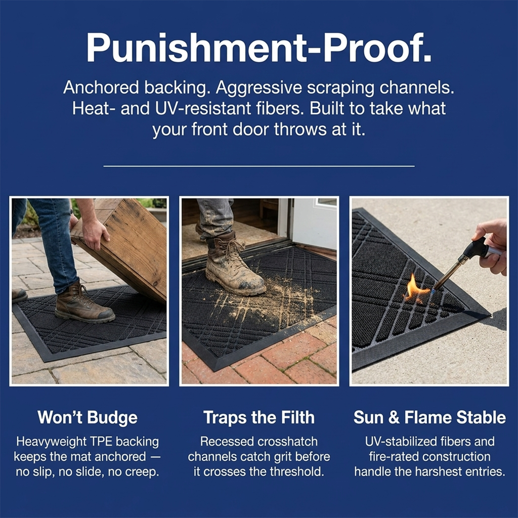 Muddymats® Printed Meshy Mat – The Best Dog Outdoor Mat for Muddy Paws