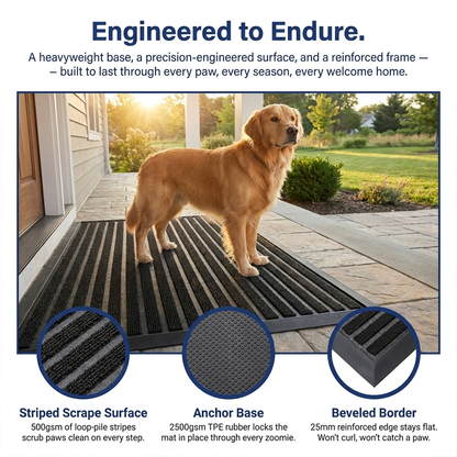 Muddymats® Printed Meshy Mat – The Best Dog Outdoor Mat for Muddy Paws