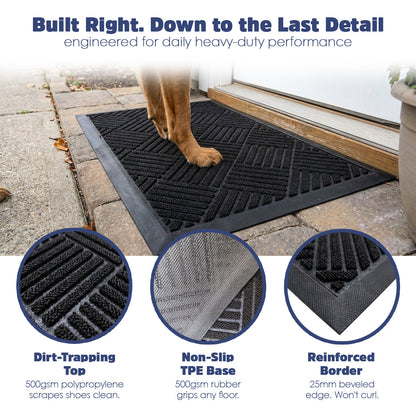 Muddymats® Printed Meshy Mat – The Best Dog Outdoor Mat for Muddy Paws
