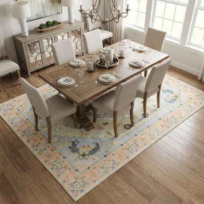 Muddy Carpet Sorrento Washable Area Rugs for Living Room, Bedroom & Dining Room – Modern Soft Low Pile Non Slip Carpet – Pet Friendly Waterproof Foldable Rugs for Home