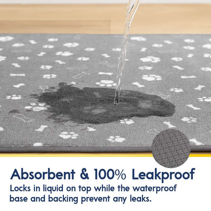Muddymats® Washable Pee Pads for Dogs, Super Absorbent Reusable Puppy Pads–100% Waterproof Pee & Potty Training Pads for Pets, Non-Slip Dog Pads for Crates, Playpens and Floors