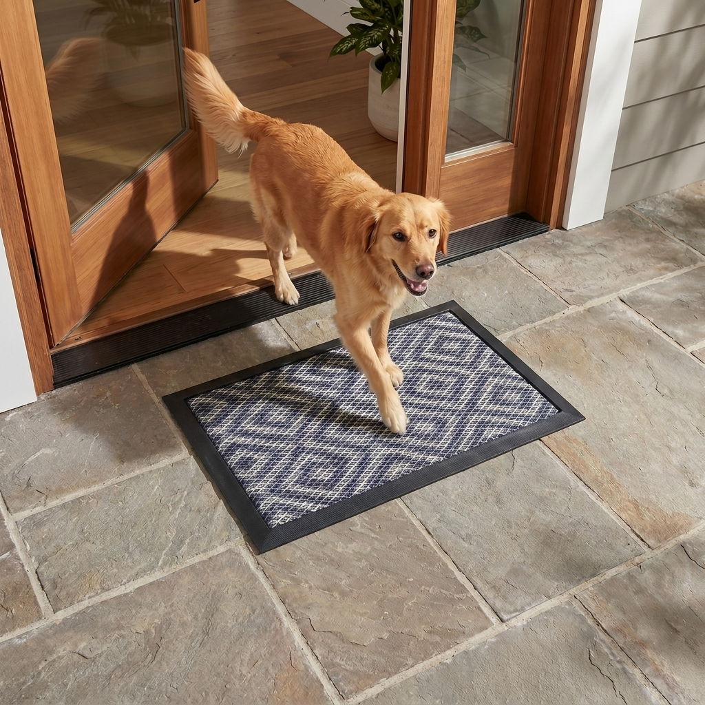 Muddymats® Printed Meshy Mat – The Best Dog Outdoor Mat for Muddy Paws