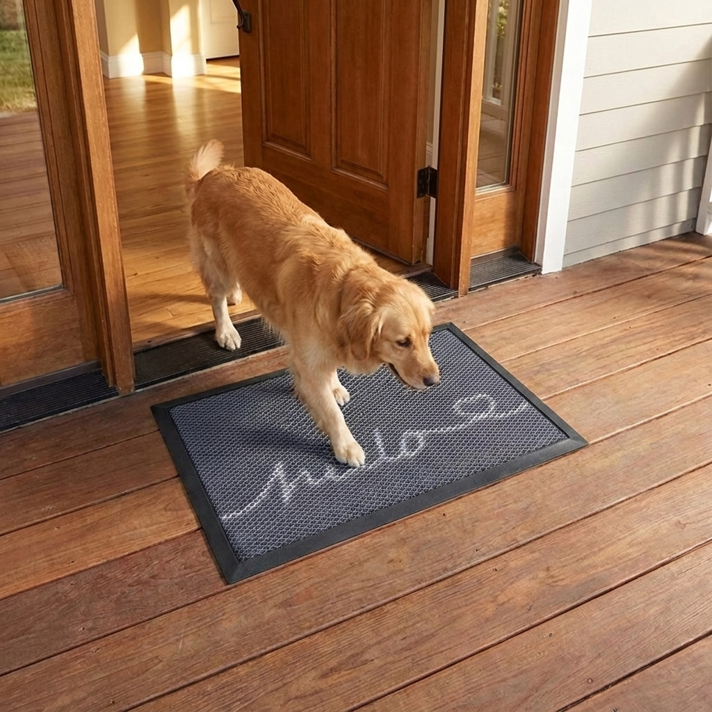 Muddymats® Printed Meshy Mat – The Best Dog Outdoor Mat for Muddy Paws