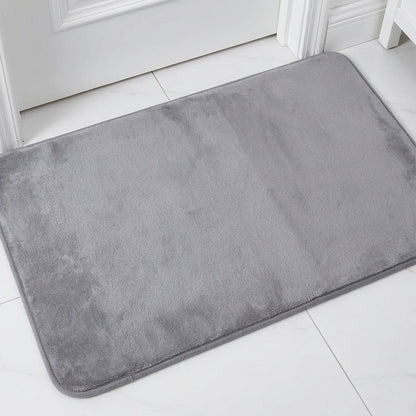 Muddymats® Memory Foam Bath Mat – Velvet Soft Non Slip Bathroom Rugs, Thick Absorbent Bath Rugs, Washable Bath Mat for Bathroom Floor and Shower