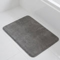 Muddymats® CloudStep Bathroom Rugs, Non Slip Bath Mats for Bathroom, Super Absorbent Memory Foam Chenille, Quick Dry Machine Washable Thick Toilet Rug for Shower Tub and Floor