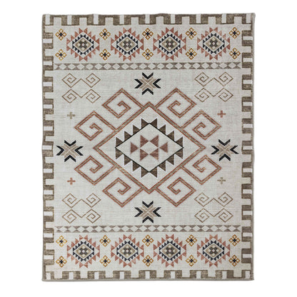 Muddy Carpet Sedona Washable Area Rugs for Living Room, Bedroom & Dining Room – Modern Soft Low Pile Non Slip Carpet – Pet Friendly Waterproof Foldable Rugs for Home