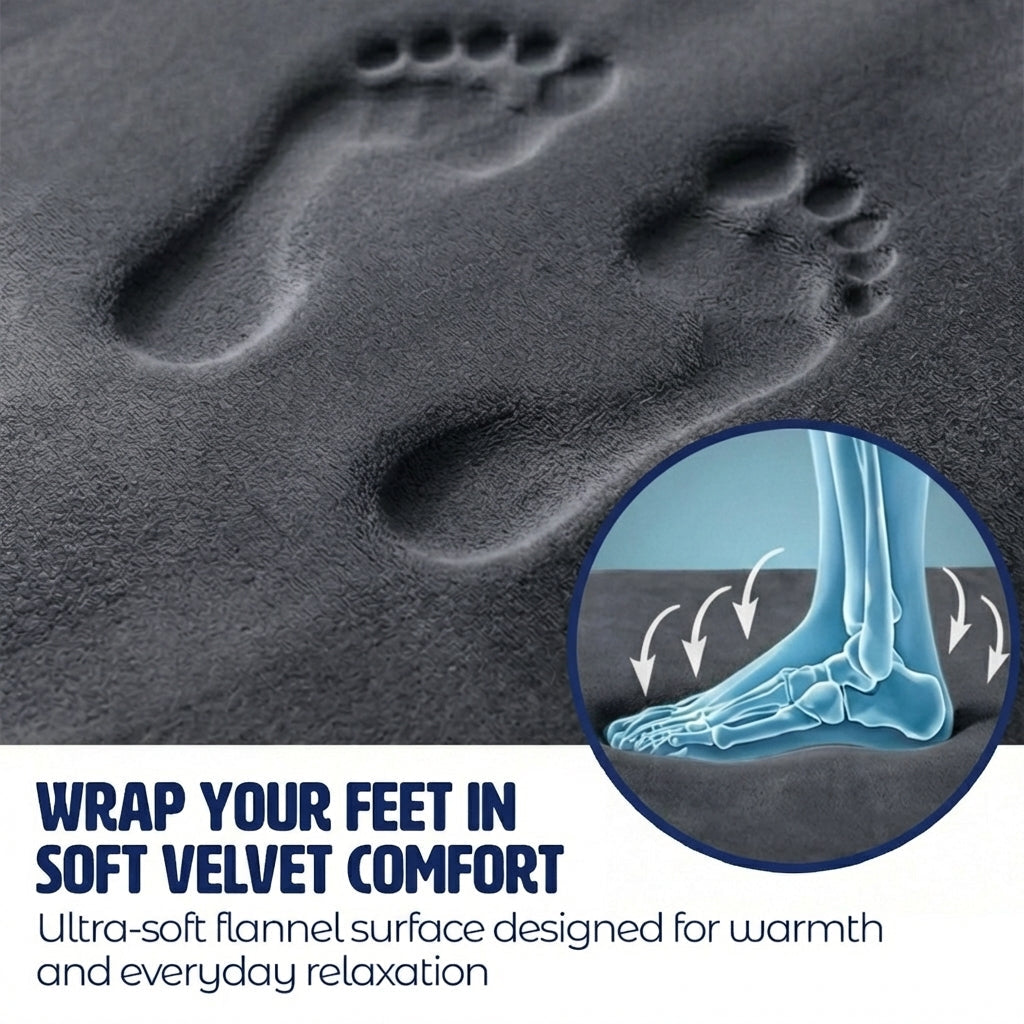 Muddymats® Memory Foam Bath Mat – Velvet Soft Non Slip Bathroom Rugs, Thick Absorbent Bath Rugs, Washable Bath Mat for Bathroom Floor and Shower
