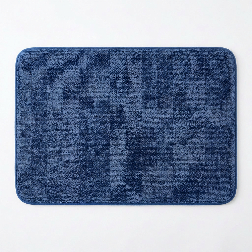 Muddymats® CloudStep Bathroom Rugs, Non Slip Bath Mats for Bathroom, Super Absorbent Memory Foam Chenille, Quick Dry Machine Washable Thick Toilet Rug for Shower Tub and Floor