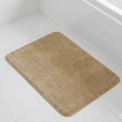 Muddymats® CloudStep Bathroom Rugs, Non Slip Bath Mats for Bathroom, Super Absorbent Memory Foam Chenille, Quick Dry Machine Washable Thick Toilet Rug for Shower Tub and Floor