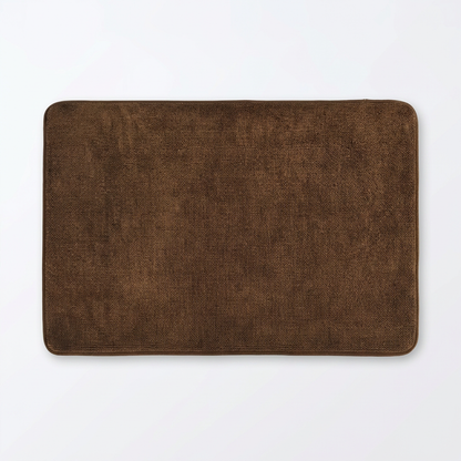 Muddymats® CloudStep Bathroom Rugs, Non Slip Bath Mats for Bathroom, Super Absorbent Memory Foam Chenille, Quick Dry Machine Washable Thick Toilet Rug for Shower Tub and Floor