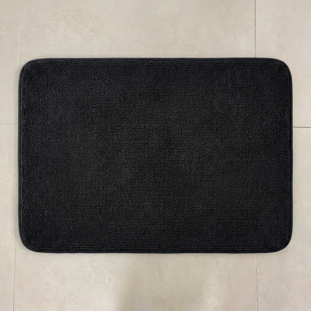 Muddymats® CloudStep Bathroom Rugs, Non Slip Bath Mats for Bathroom, Super Absorbent Memory Foam Chenille, Quick Dry Machine Washable Thick Toilet Rug for Shower Tub and Floor
