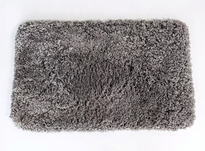 Muddymats® Fluffy Bathroom Rug, Soft Absorbent Microfiber Bath Mat, Non Slip, Quick Dry, Machine Washable for Bathroom Floor, Tub, Shower, Toilet and Sink