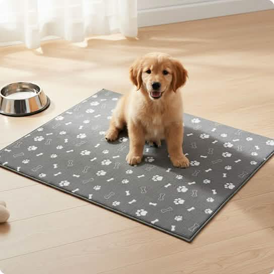 Muddymats® Washable Pee Pads for Dogs, Super Absorbent Reusable Puppy Pads–100% Waterproof Pee & Potty Training Pads for Pets, Non-Slip Dog Pads for Crates, Playpens and Floors